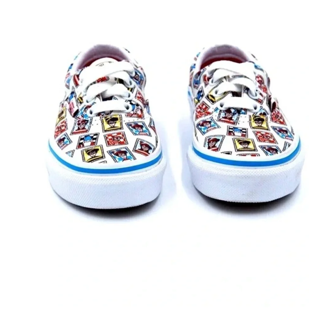 Vans X Where's Waldo | Era Postage Skate Shoe Kids Boy/Girl - Picture 7 of 10